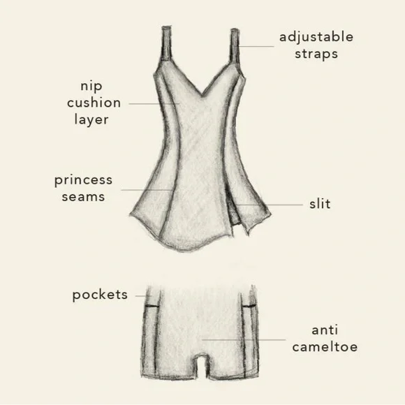 NWT! Blogilates Women's Romance Run Dress Black Size Medium NEW! - Picture 4 of 6